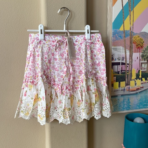 LoveShackFancy Dresses & Skirts - LoveShackFancy Becca Skirt Lemonade Stand Skirt NWT